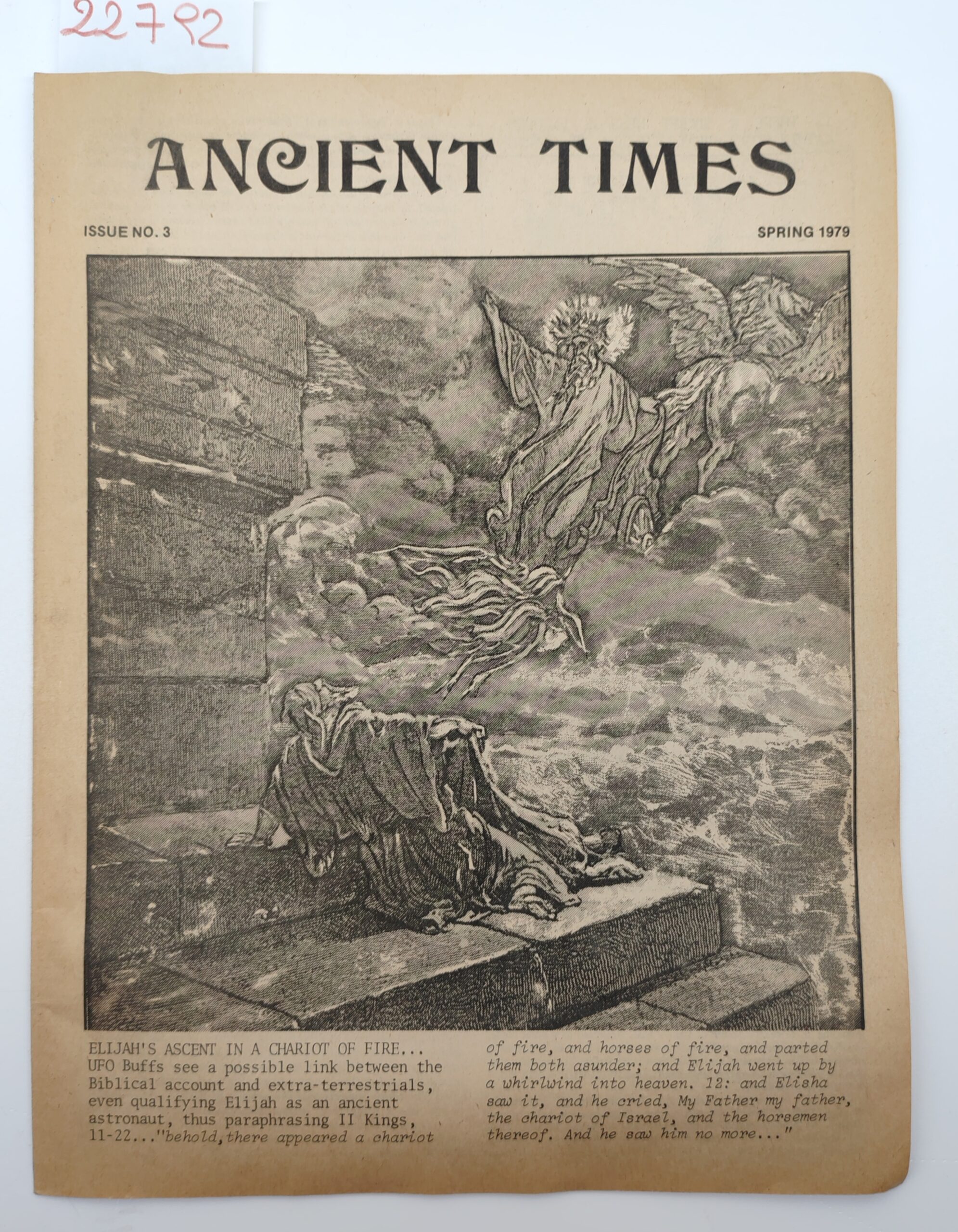 Rivista Ancient Times n. 3 1979 UFO Archeologia Misteriosa Shamballa