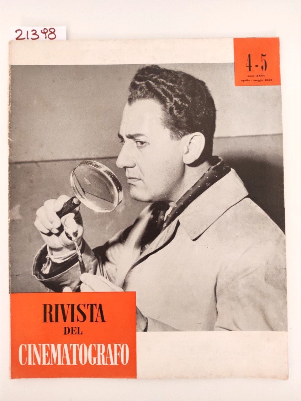 Rivista del cinematografo n. 4-5 aprile maggio 1962 Alberto Sordi