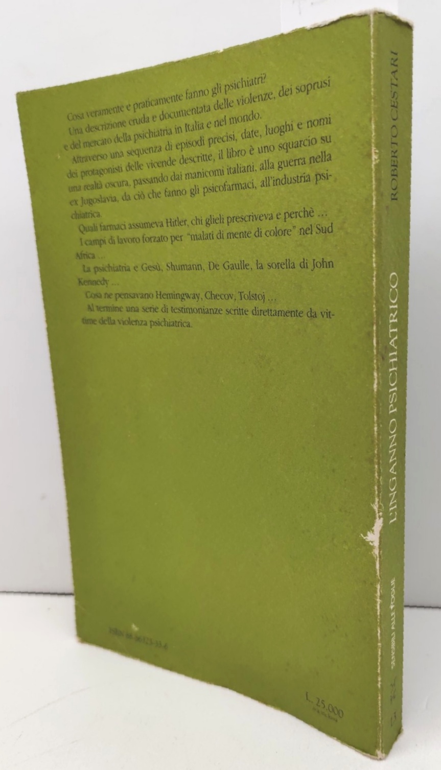 Roberto Cestari L'inganno psichiatrico Sensibili alle Foglie 1994