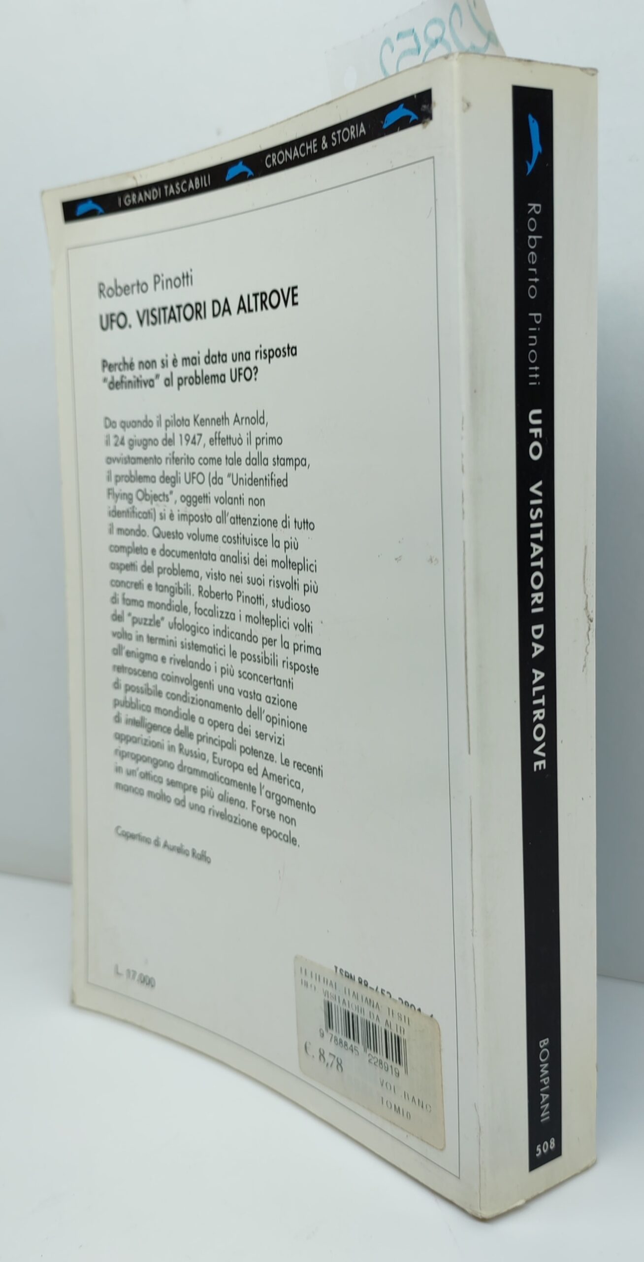Roberto Pinotti UFO visitatori da altrove Bompiani 1996