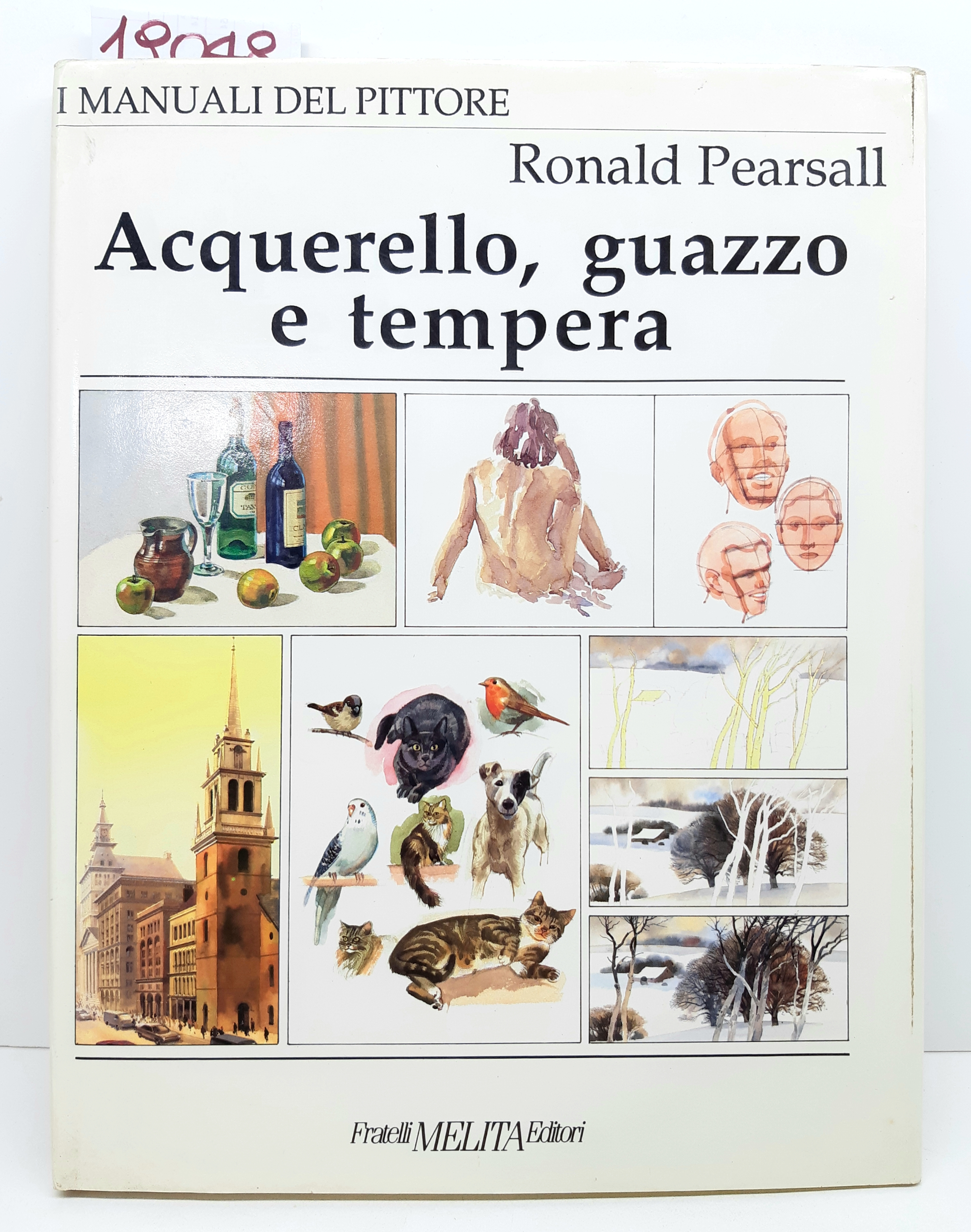 Ronald Pearsall Acquerello guazzo e tempera Melita 1991