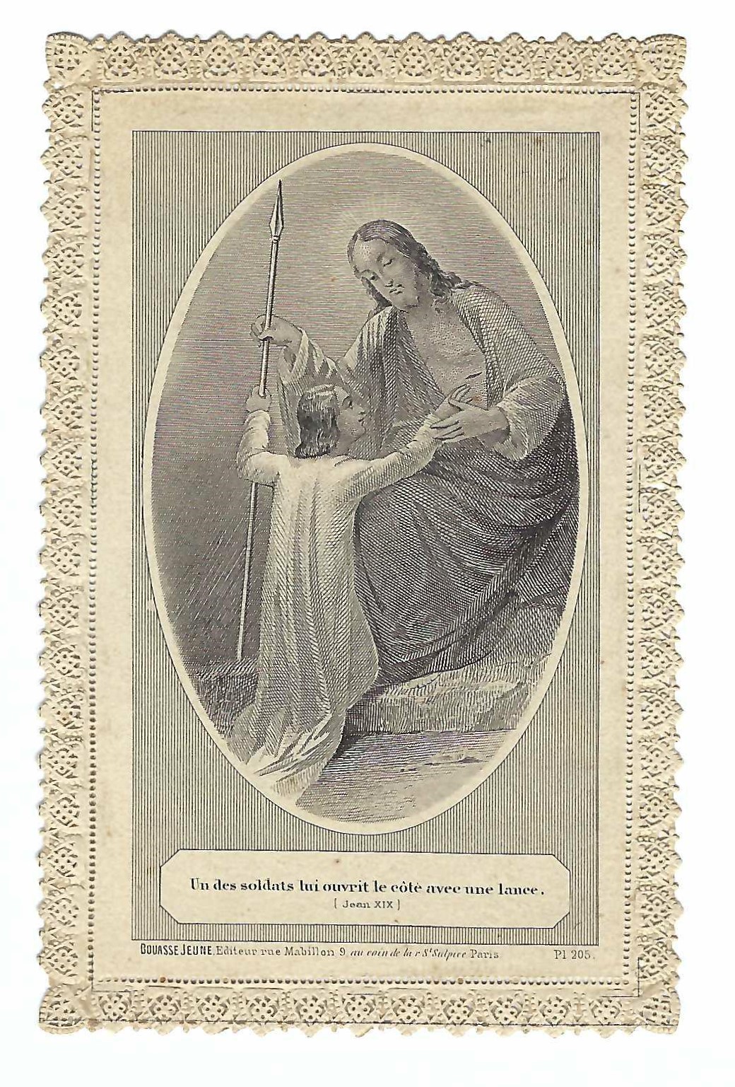 Santino canivet Holy card Santino Bouasse Jeune XIX sec. 205 …