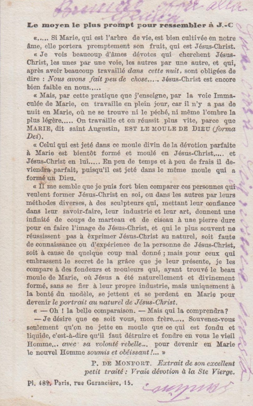Santino Il cuore malato agli occhi del maestro Letaille 1890 …