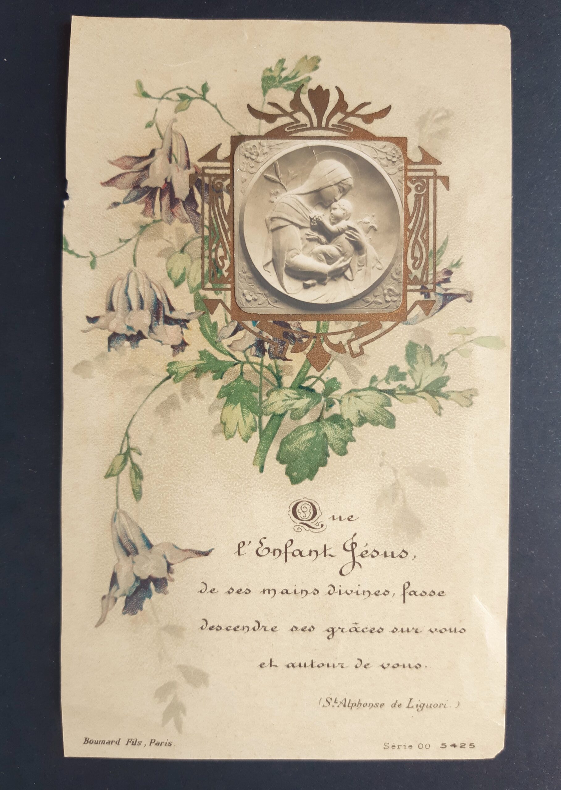 Santino Madonna con Gesù Boumard Fils. 00 5425 con immagine …