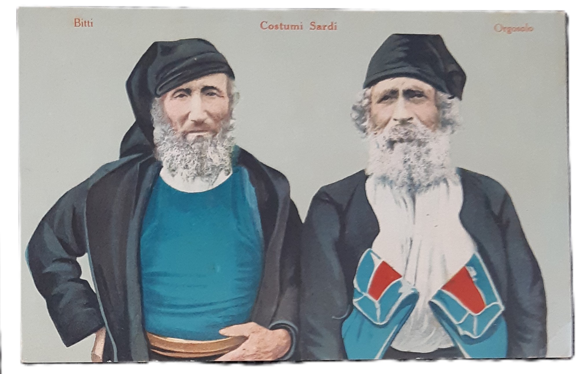 Sardegna Cartolina Costumi sardi Orgosolo nvg