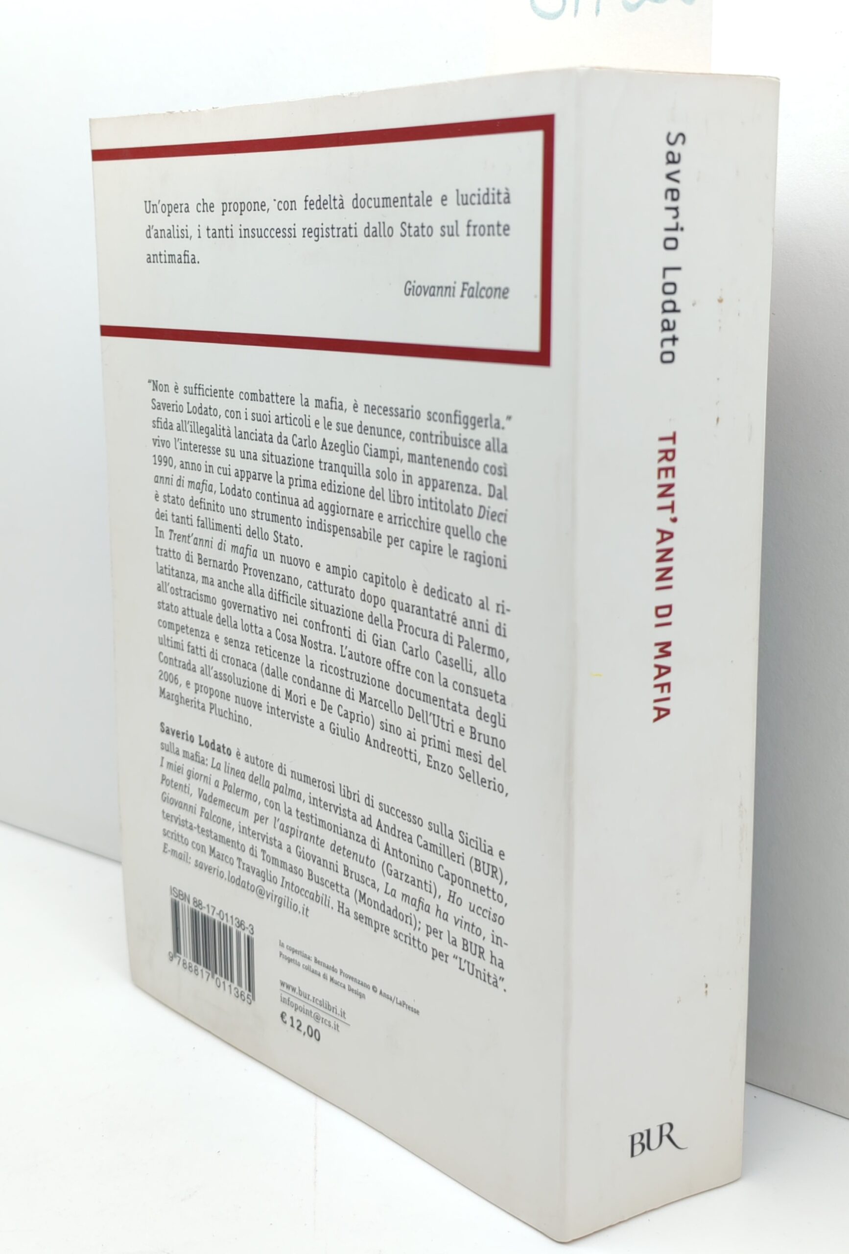 Saverio Lodato Trent'anni di mafia Bur Rizzoli