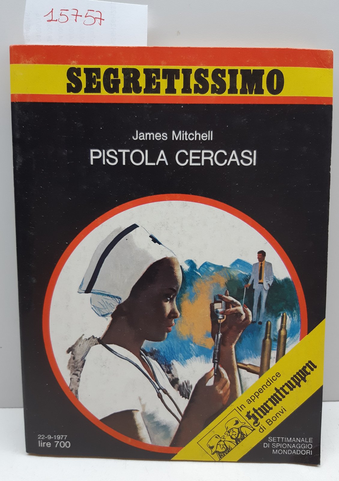 Segretissimo James Mitchell Pistola cercasi Mondadori 1977