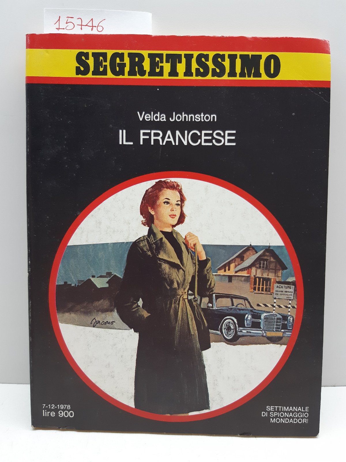 Segretissimo Velda Johnston Il francese Mondadori 1978