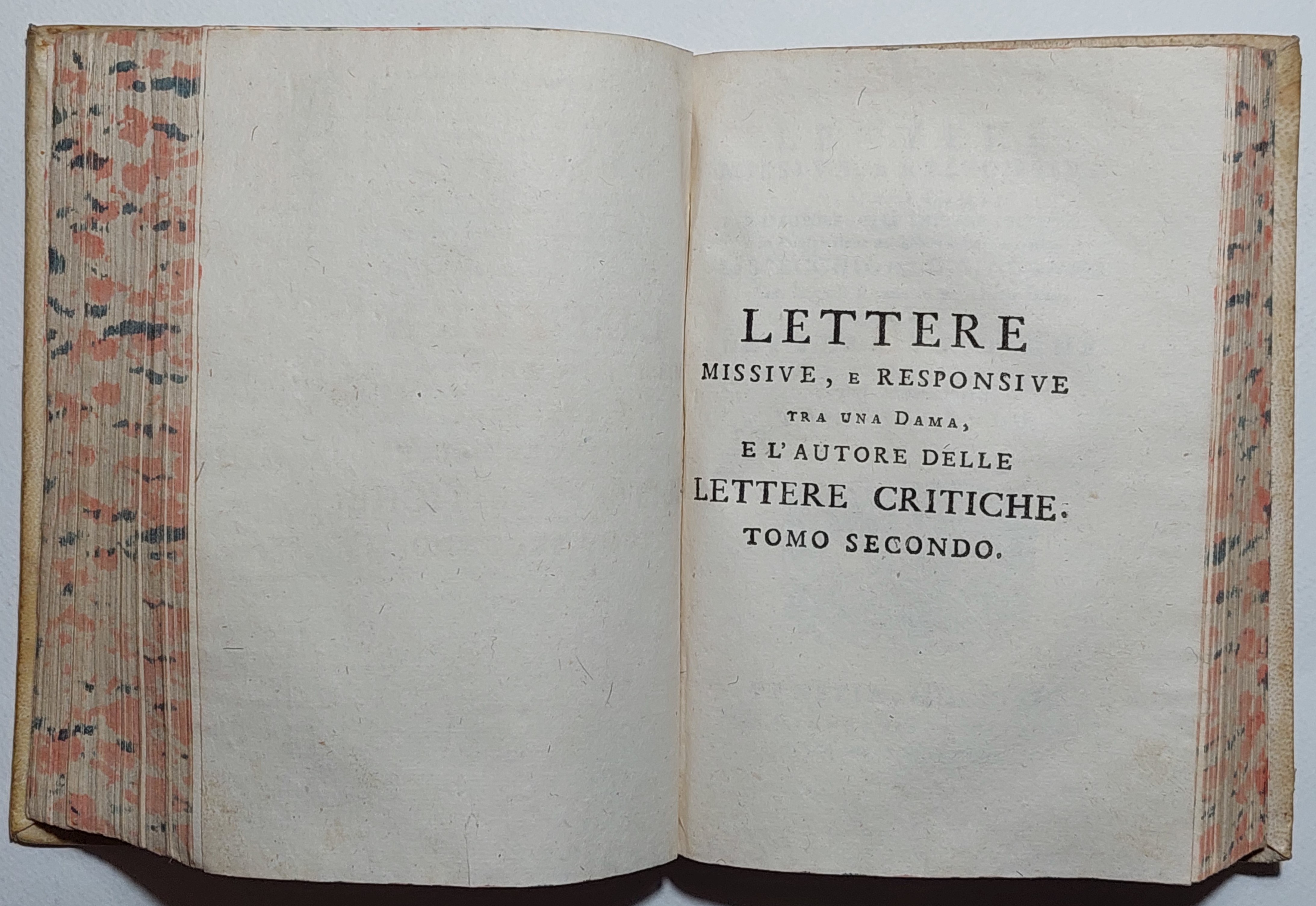 Settecentina Lo specchio del Disinganno + Lettere Missive e Responsive …