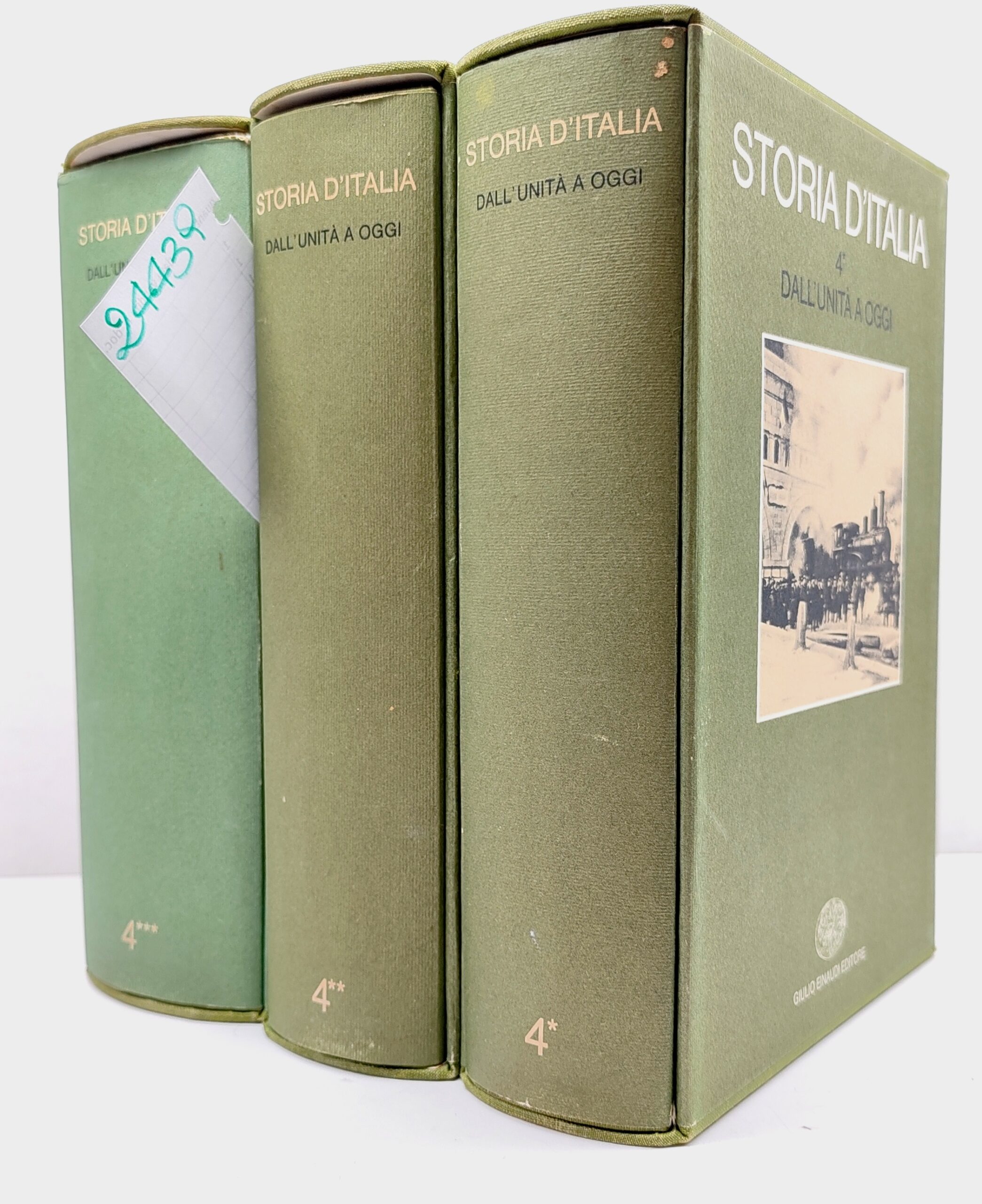 Storia d'Italia Dall'unità ad oggi 3 volumi Einaudi 1975