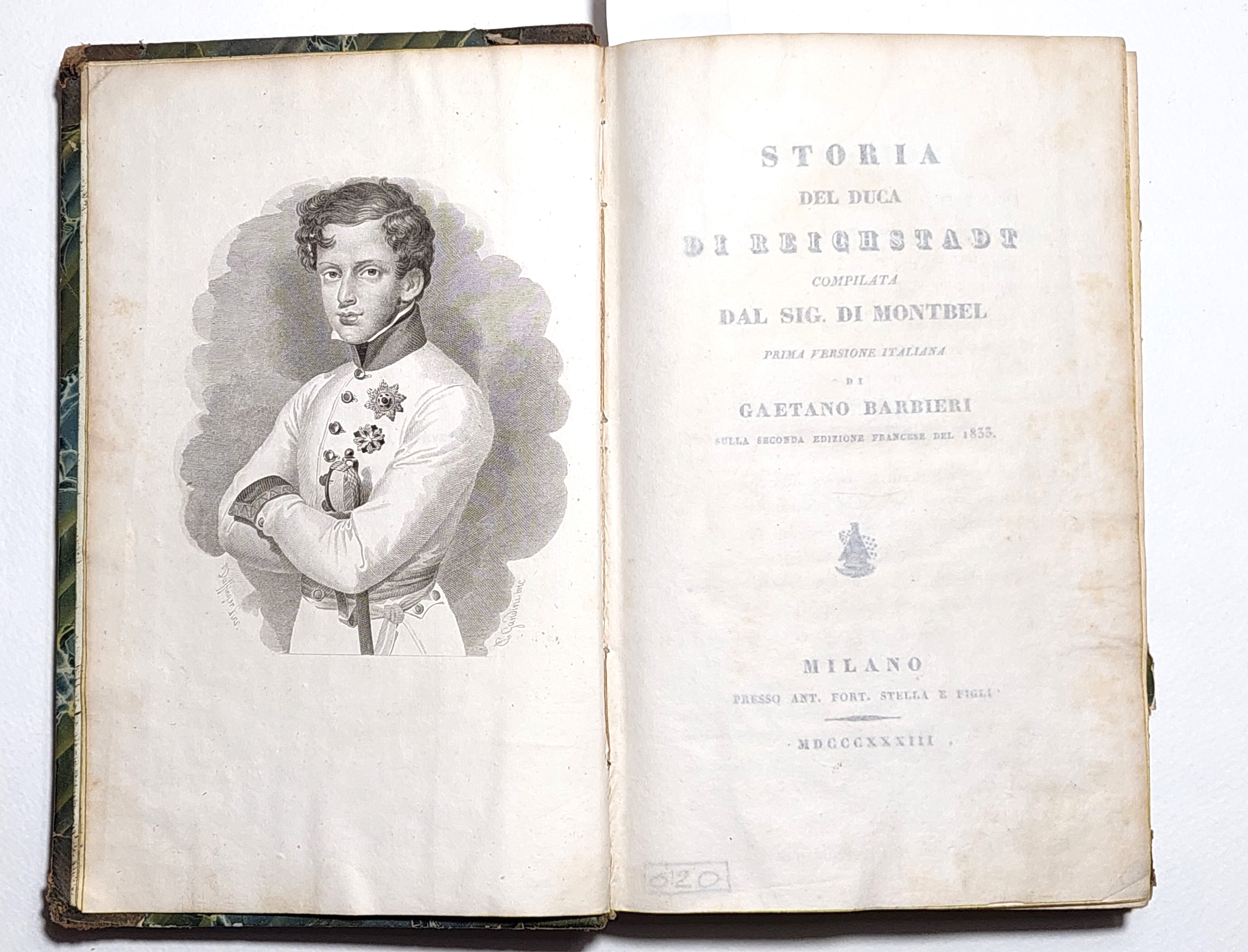Storia del Duca di Reichstadt compilata dal sig. Di Montbel …