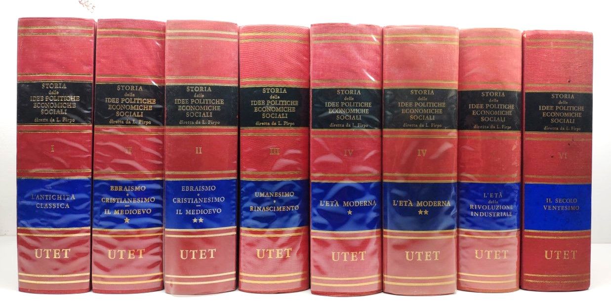 Storia delle idee politiche economiche e sociali L. Firpo UTET …