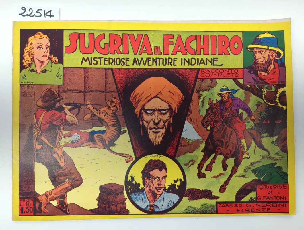 Sugriva il fachiro testo i disegni di Fantoni Nerbini ristampa …