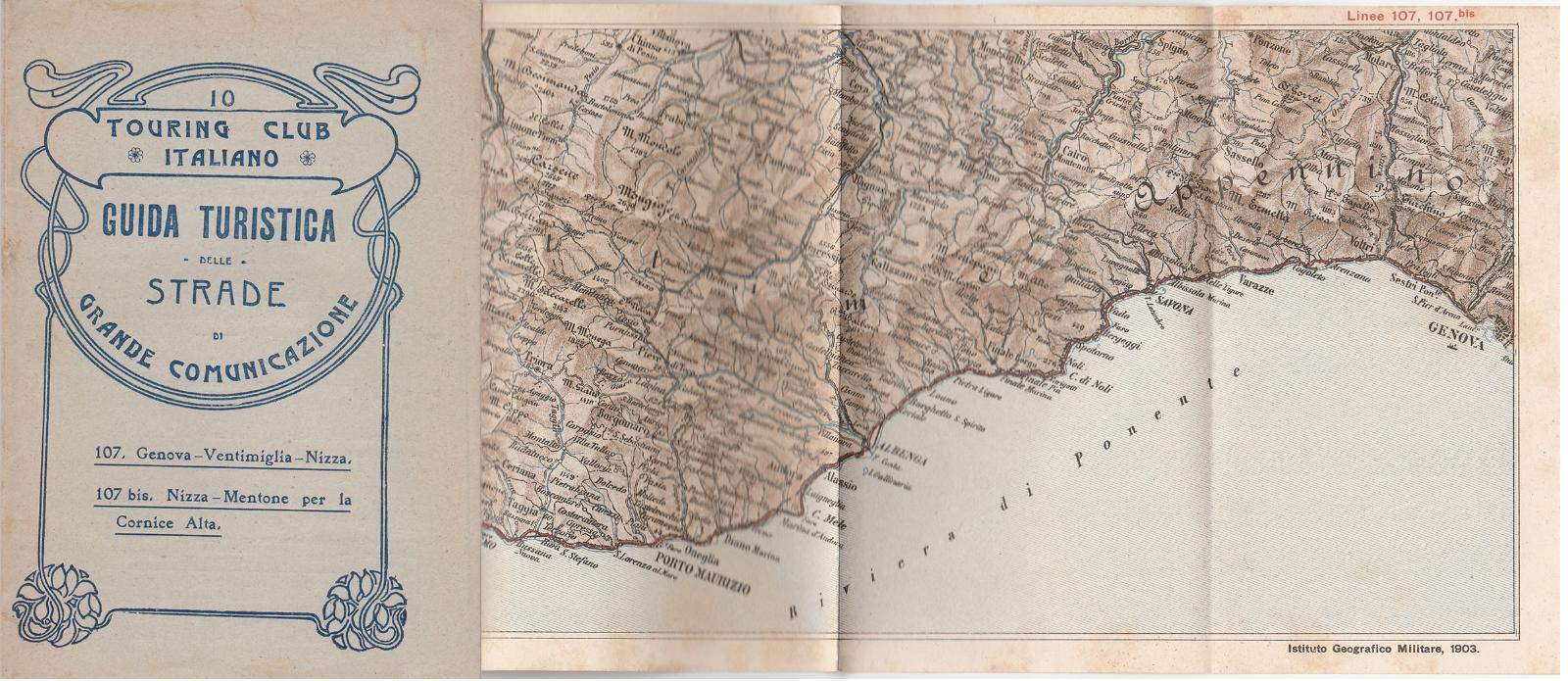 T.C.I. Guida turistica delle strade di grande comunicazione Bologna Rimini …