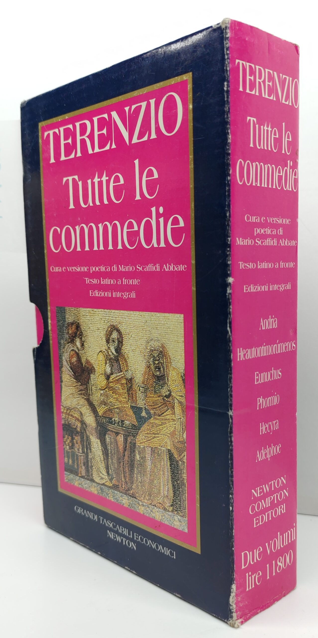 Terenzio Tutte le commedie 2 volumi Newton 1° edizione 1995