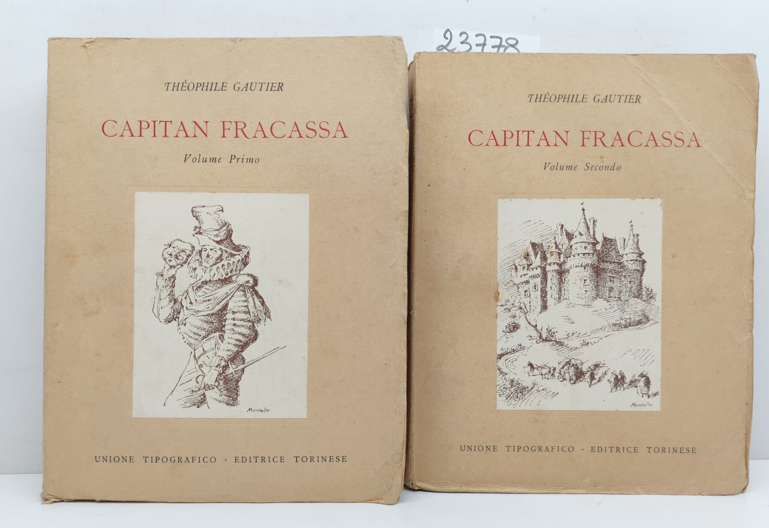 Théophile Gautier Capitan Fracassa (2 volumi) UTET 1946