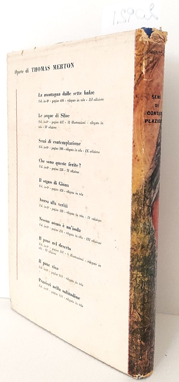 Thomas Merton Semi di contemplazione Garzanti 9° edizione 1959