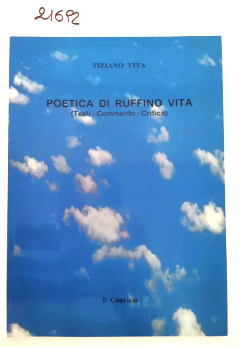 Tiziano Vita Poetica di Ruffino Vita (testi commento critica) Il …