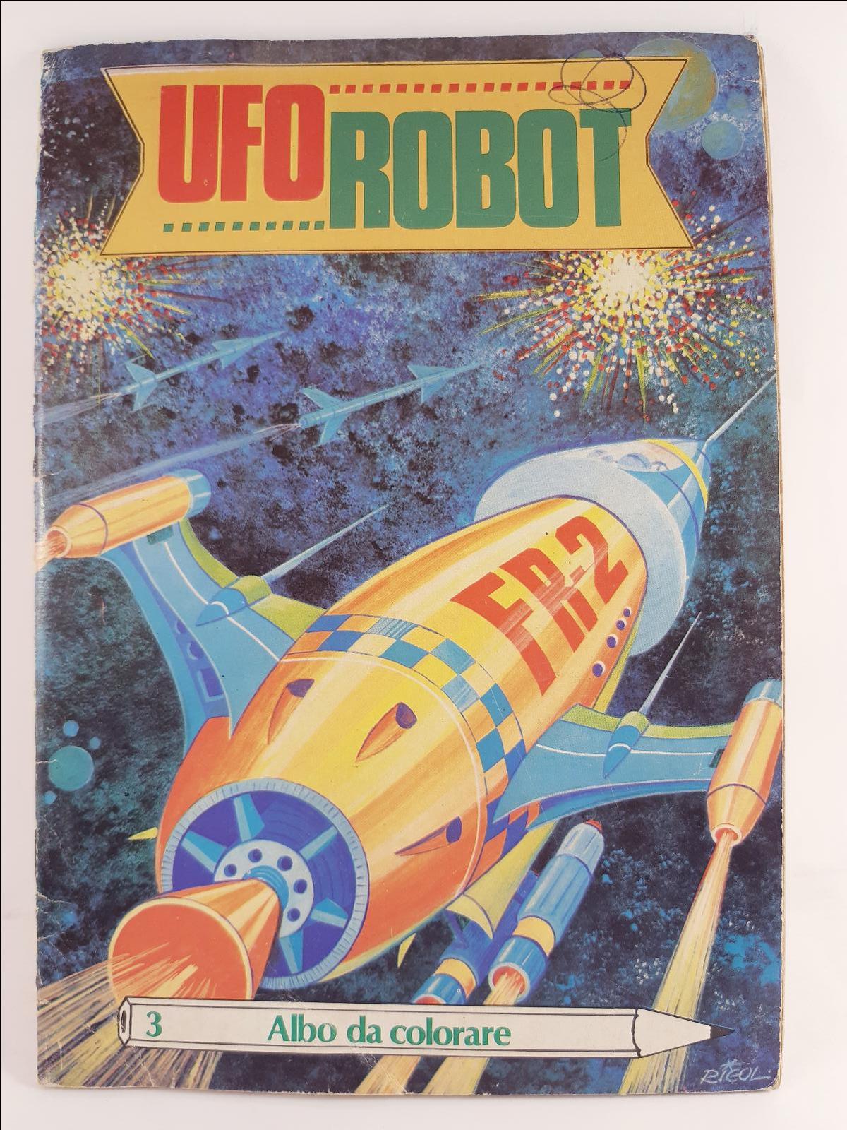 Ufo Robot 3 Collana Zeta Edigramma 1976