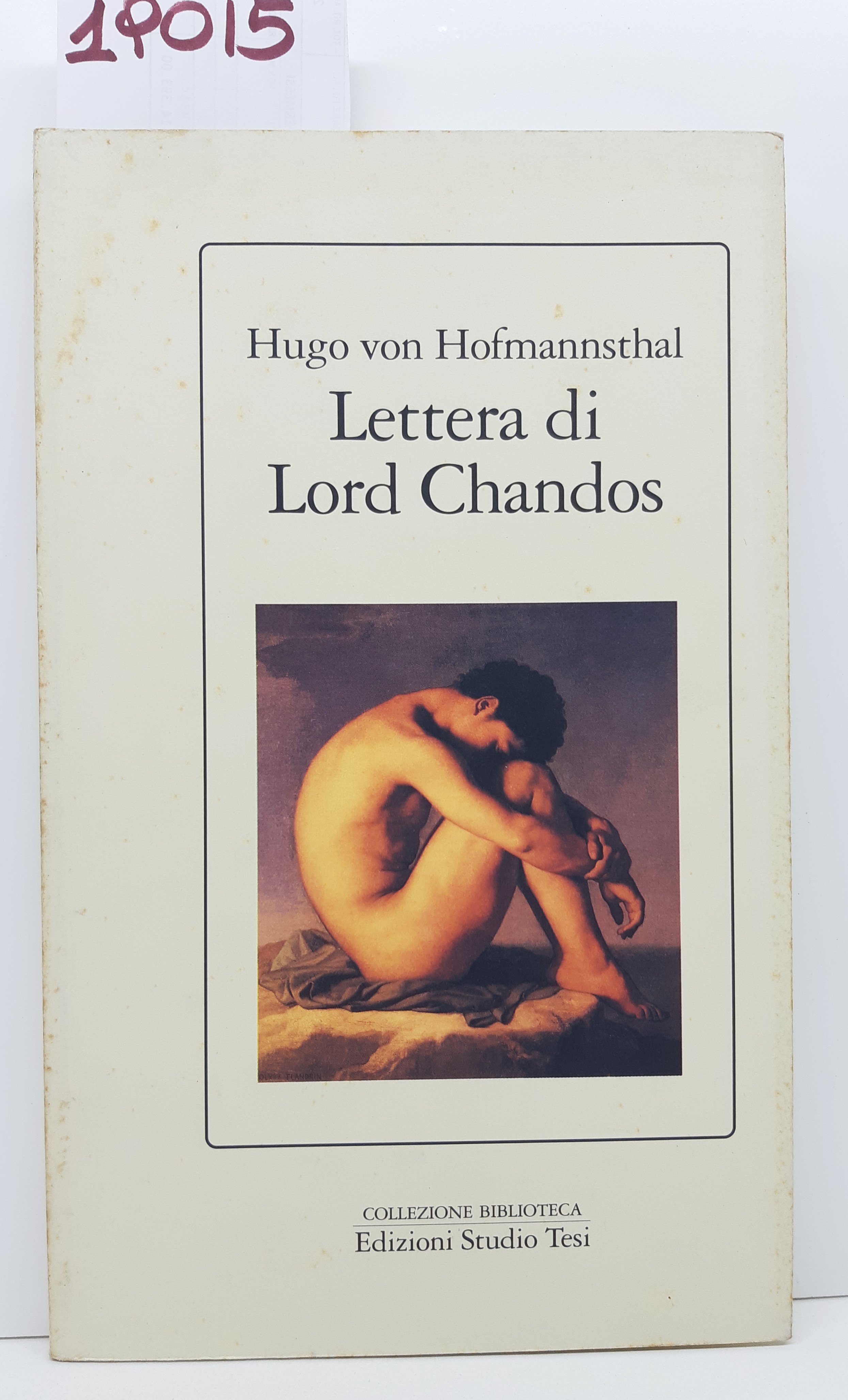 Ugo Von Hoffmannsthal Lettera di Lord Chandos Edizioni Studio Tesi …