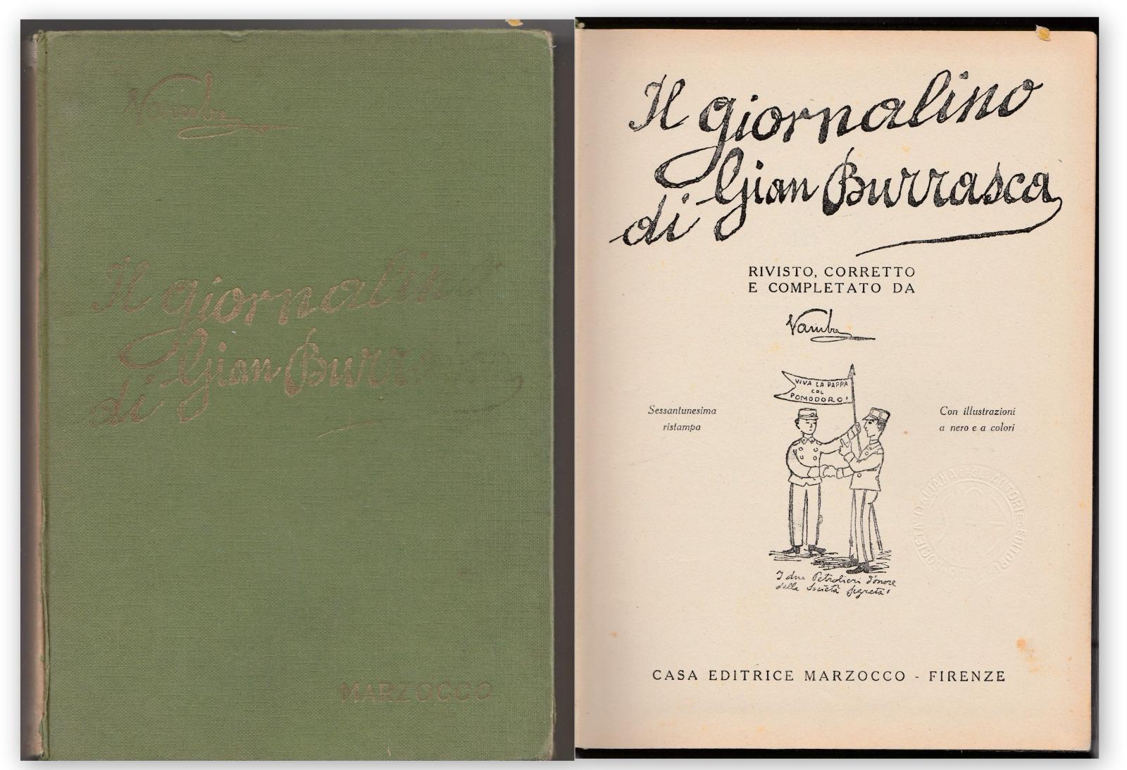 Vamba Il Giornalino Di Gian Burrasca Marzocco 1954-L4988