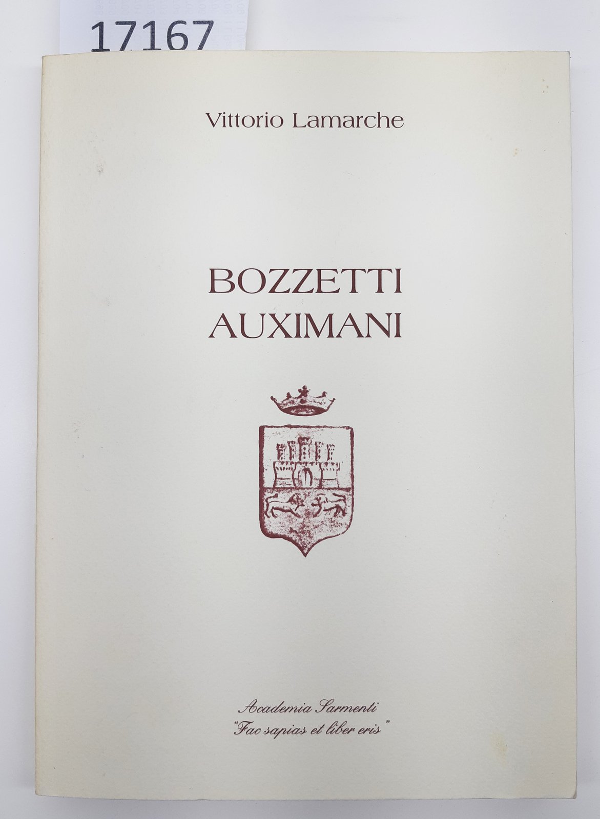 Vittorio Lamarche Bozzetti auximani Accademia Sarmenti 2000