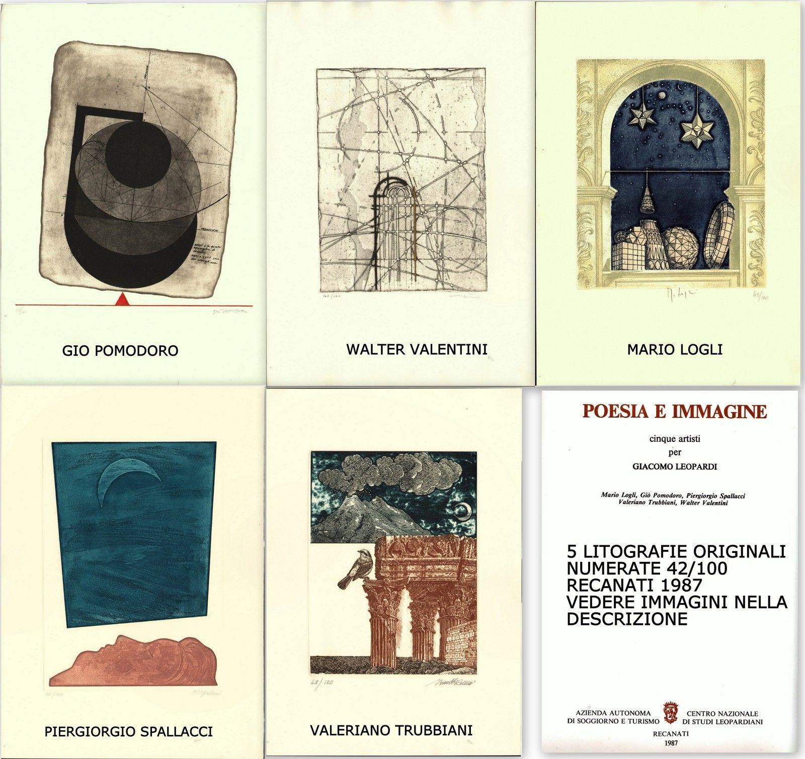 Walter Valentini-Gio Pomodoro-V.Trubbiani-M.Logli-P.Spallacci-Recanati-1987