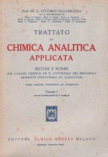 Trattato di Chimica Analitica Applicata - Metodi e norme per …