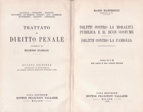 Delitti Contro la Moralità Pubblica e il Buon Costume - …