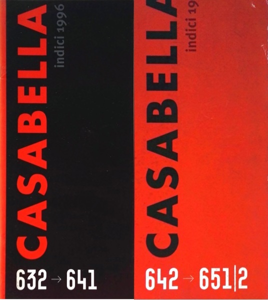Casabella - Indici 1996/1997 - Dal n. 632 al n. …