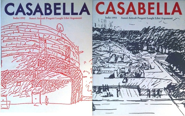 Casabella - Indici 1992 e 1993 - Autori, articoli, progetti, …