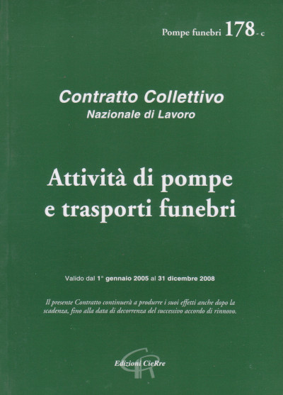 Contratto Collettivo Nazionale di Lavoro - Attività di pompe e …