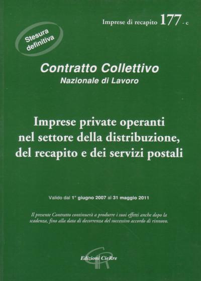 Contratto Collettivo Nazionale di Lavoro - Imprese private operanti nel …