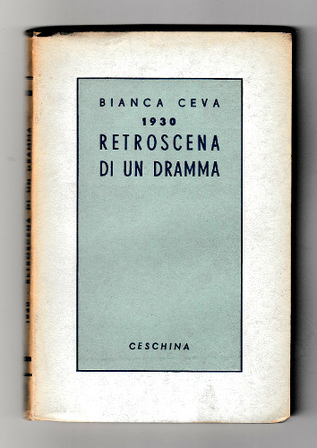 1930 RETROSCENA DI UN DRAMMA