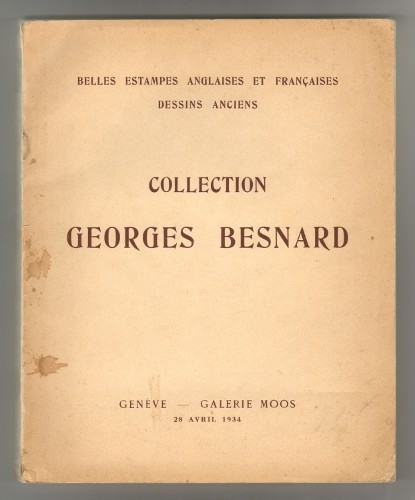 COLLECTION GEORGES BESNARD - ESTAMPES ANCIENNES DES ECOLES ANGLAIS ET …