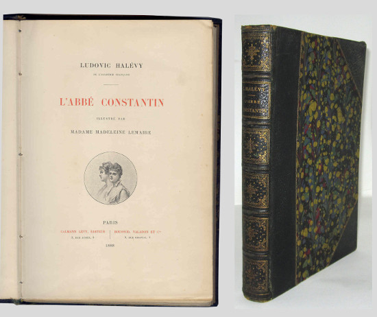 L'ABBE' CONSTANTIN. ILLUSTRÉ PAR MADAME MADELEINE LEMAIRE