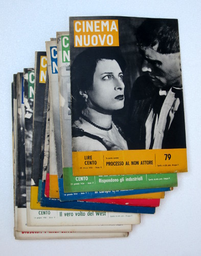 CINEMA NUOVO ANNO V° 1956. DIRETTORE GUIDO ARISTARCO