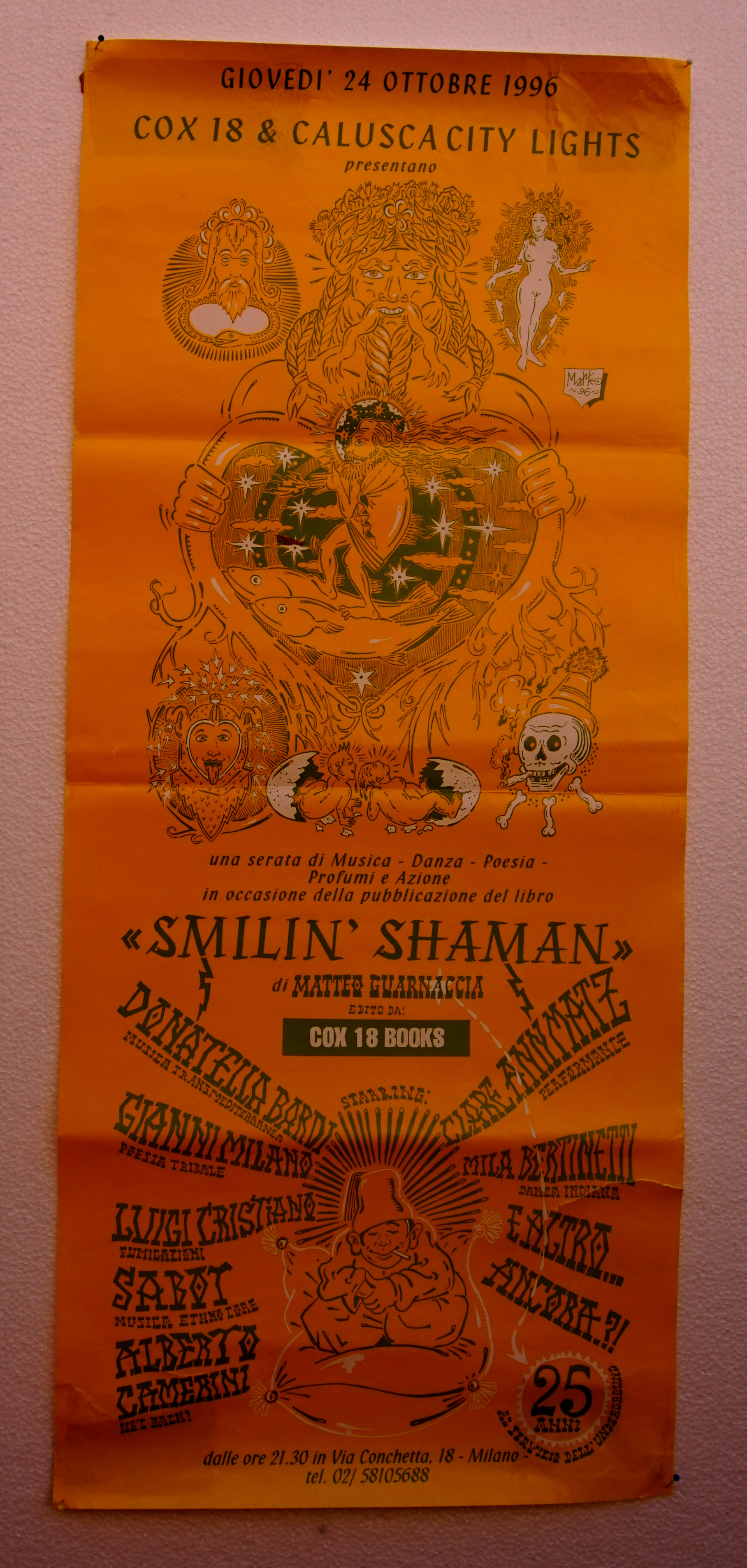 COX 18 & CALUSCA CITY LIFE PRESENTANO "SMILIN' SHAMAN" DI …