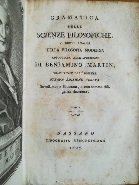 Grammatica delle scienze filosofiche o breve analisi della filosofia moderna …