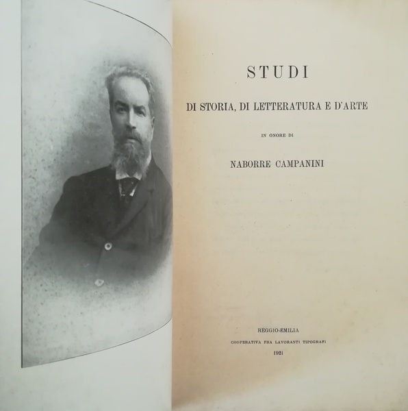 Studi di storia, di letteratura e d'arte in onore di …