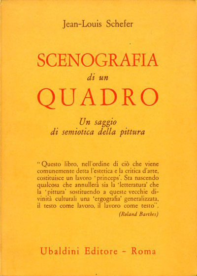 Scenografia di un quadro. Semiotica della pittura.