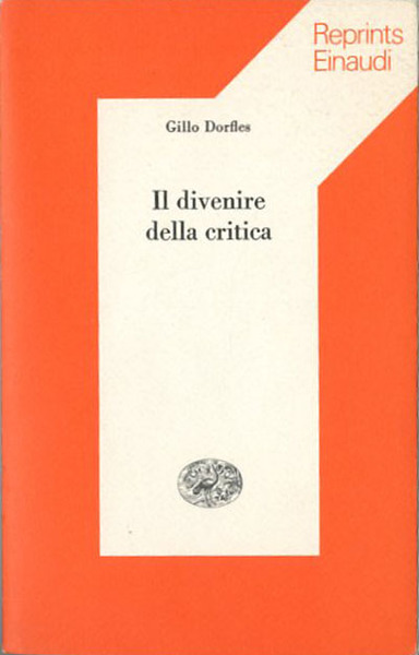 Il divenire della critica.