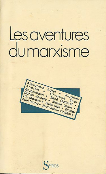 Les aventures du marxisme.