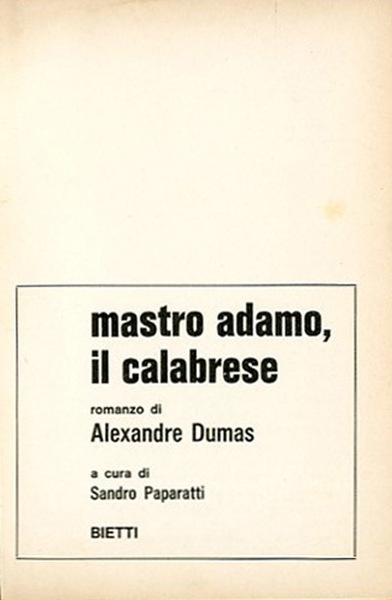 Mastro Adamo, il Calabrese.