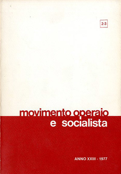 Movimento operaio e socialista : rivista trimestrale di storia e …
