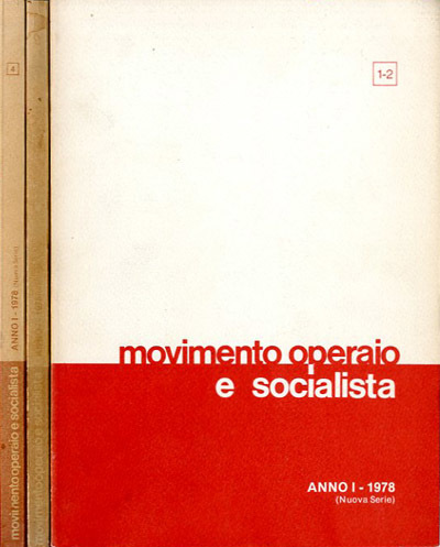 Movimento operaio e socialista : rivista trimestrale di storia e …