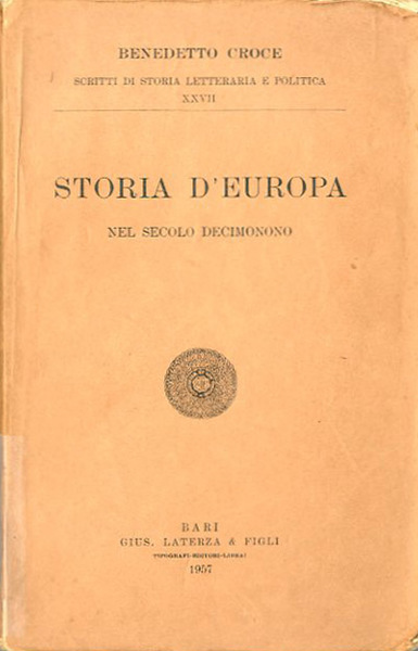 Storia d'Europa nel secolo decimonono.