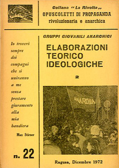 Elaborazioni teorico ideologiche. 2.