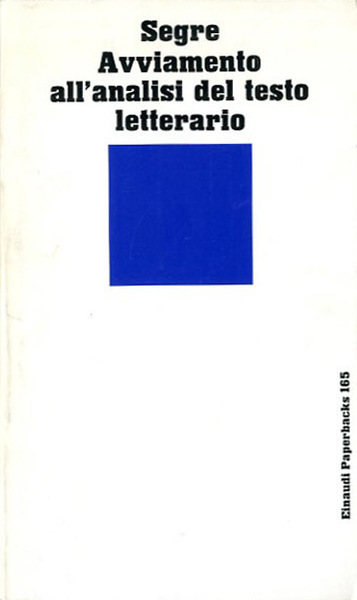 Avviamento all'analisi del testo letterario.