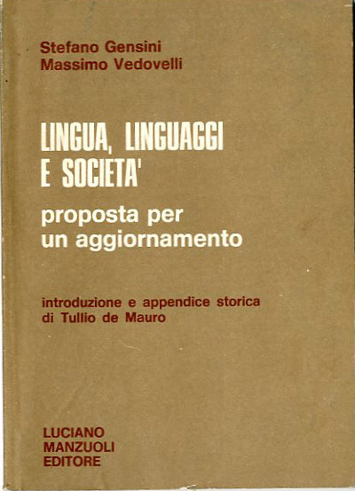 Lingua, linguaggi e società. Proposta di un aggiornamento.